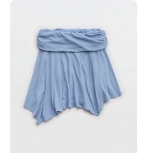 Aerie Monaco Blue Mini Skirt